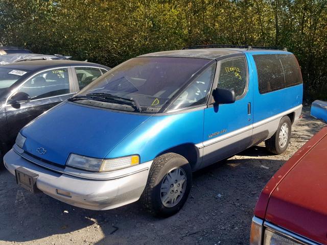 1GNDU06L3NT111680 - 1992 CHEVROLET LUMINA APV BLUE photo 2