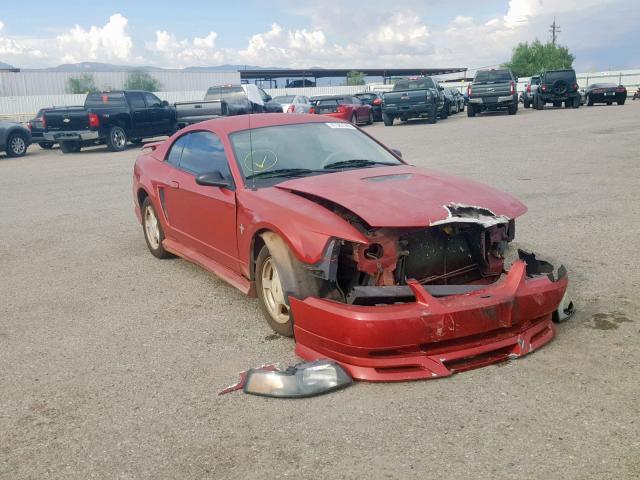 1FAFP40401F256868 - 2001 FORD MUSTANG RED photo 1