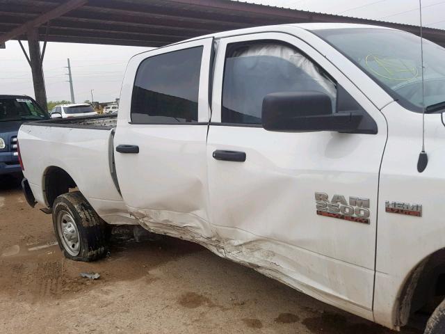 3C6TR4CT2JG344403 - 2018 RAM 2500 ST WHITE photo 9