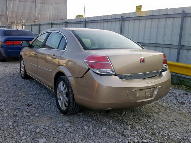 1G8ZS57N07F193509 - 2007 SATURN AURA XE BEIGE photo 3