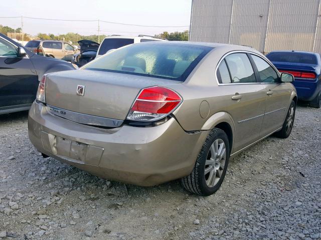 1G8ZS57N07F193509 - 2007 SATURN AURA XE BEIGE photo 4