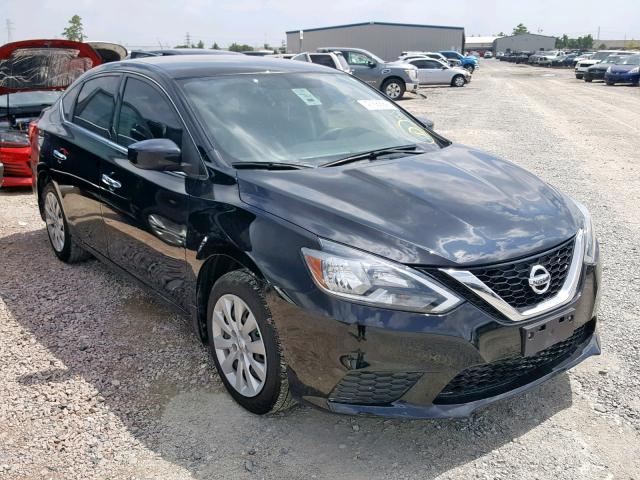 3N1AB7AP3HL710434 - 2017 NISSAN SENTRA S BLACK photo 1