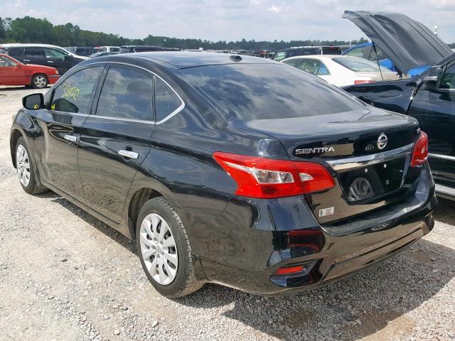 3N1AB7AP3HL710434 - 2017 NISSAN SENTRA S BLACK photo 3