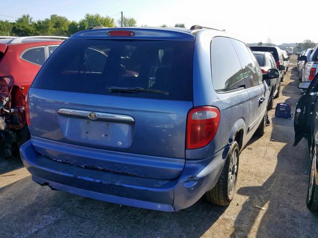 2A4GP44R97R285480 - 2007 CHRYSLER TOWN & COU BLUE photo 4