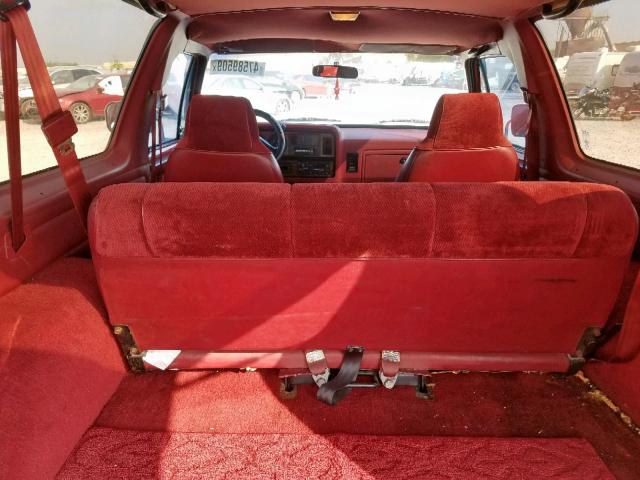 3B4GE17Y3PM128853 - 1993 DODGE RAMCHARGER RED photo 9