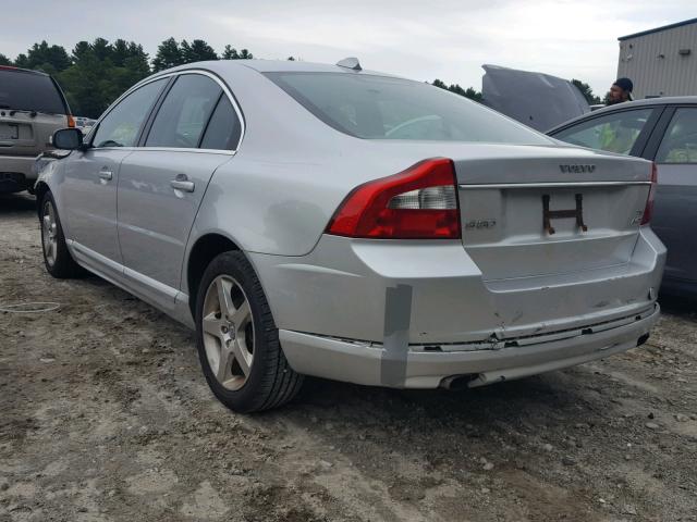 YV1AH992681054442 - 2008 VOLVO S80 T6 TUR SILVER photo 3