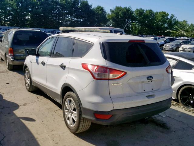 1FMCU0F71EUD45765 - 2014 FORD ESCAPE S WHITE photo 3