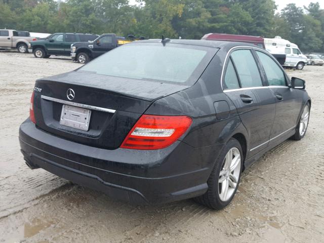 WDDGF4HB2DR241768 - 2013 MERCEDES-BENZ C 250 BLACK photo 4