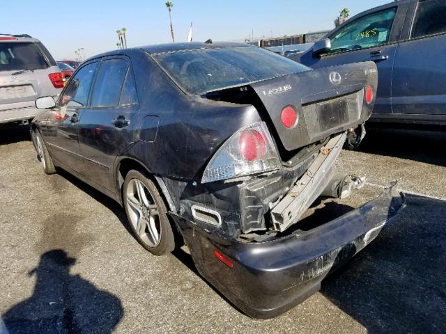 JTHBD192230076460 - 2003 LEXUS IS 300 BLACK photo 3