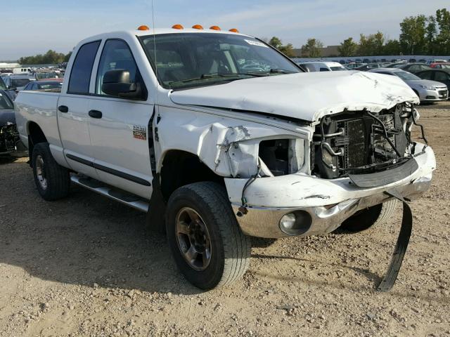 3D7KS28A17G840568 - 2007 DODGE RAM 2500 S თეთრი ფოტო 1