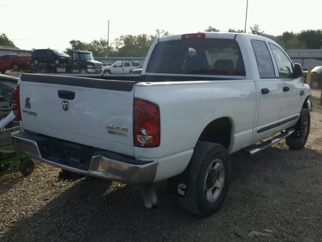 3D7KS28A17G840568 - 2007 DODGE RAM 2500 S თეთრი ფოტო 4
