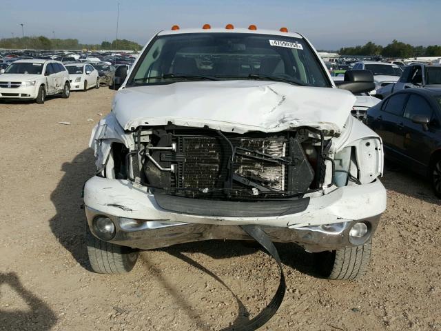 3D7KS28A17G840568 - 2007 DODGE RAM 2500 S თეთრი ფოტო 9