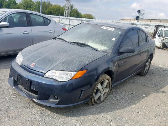 1G8AW15B07Z191325 - 2007 SATURN ION LEVEL BLUE photo 2