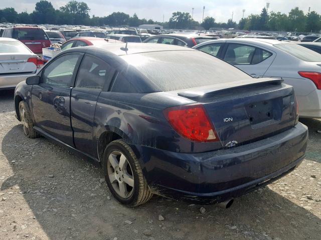 1G8AW15B07Z191325 - 2007 SATURN ION LEVEL BLUE photo 3