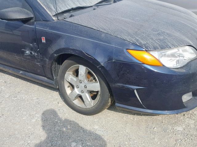 1G8AW15B07Z191325 - 2007 SATURN ION LEVEL BLUE photo 9
