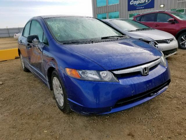 2HGFA16286H019990 - 2006 HONDA CIVIC DX BLUE photo 1