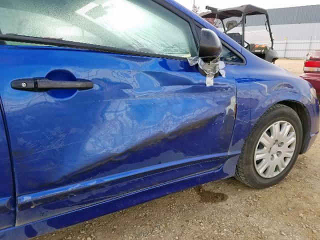 2HGFA16286H019990 - 2006 HONDA CIVIC DX BLUE photo 9