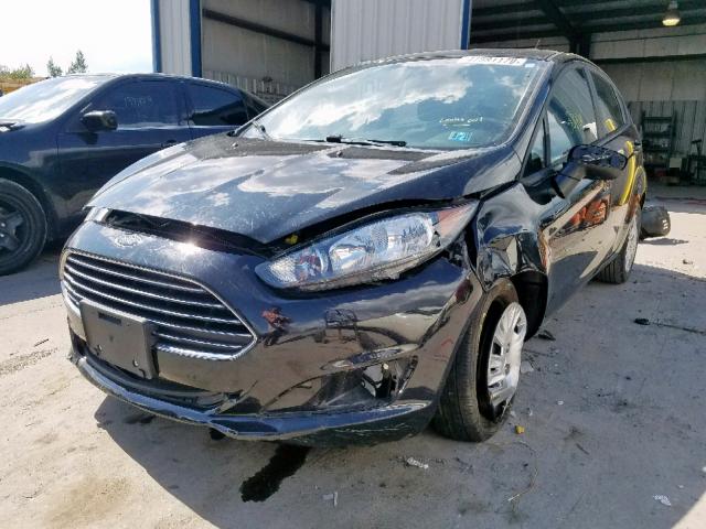 3FADP4EE2HM123368 - 2017 FORD FIESTA SE BLACK photo 2