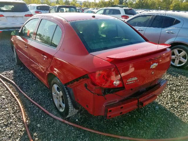 1G1AL58F287343177 - 2008 CHEVROLET COBALT LT RED photo 3