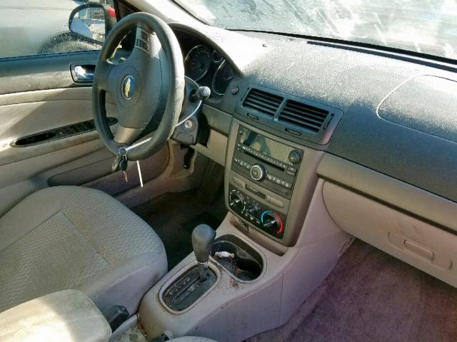 1G1AL58F287343177 - 2008 CHEVROLET COBALT LT RED photo 9