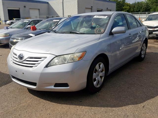 4T1BE46K17U653607 - 2007 TOYOTA CAMRY NEW SILVER photo 2