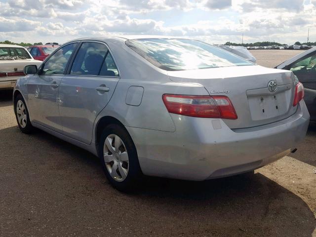 4T1BE46K17U653607 - 2007 TOYOTA CAMRY NEW SILVER photo 3