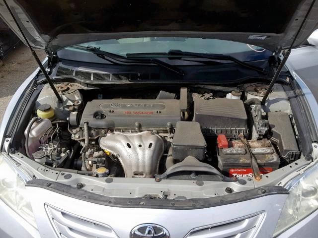 4T1BE46K17U653607 - 2007 TOYOTA CAMRY NEW SILVER photo 7