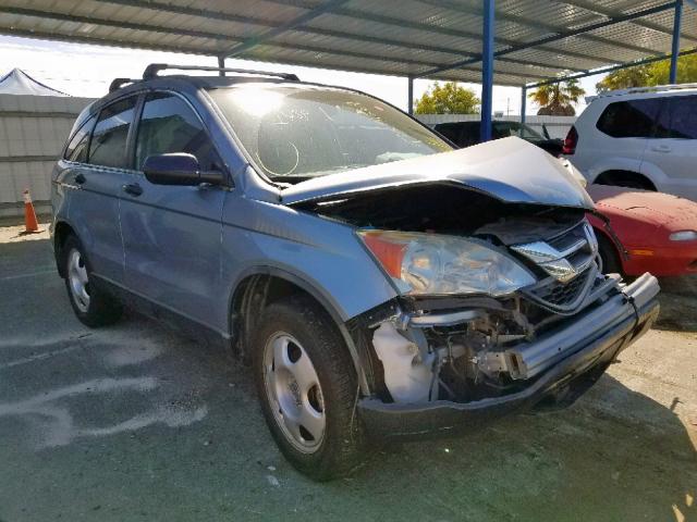 5J6RE4H35AL089668 - 2010 HONDA CR-V LX BLUE photo 1