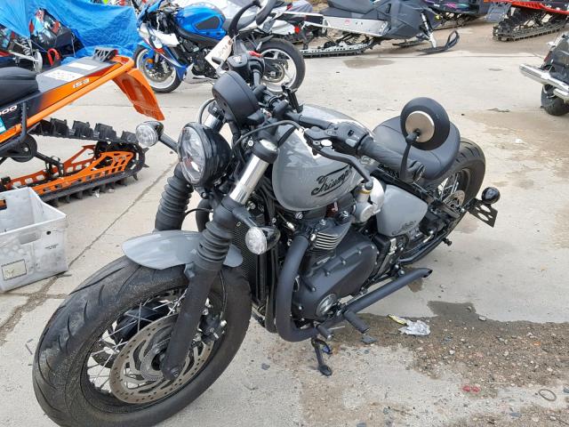 SMTD53HL9JT867885 - 2018 TRIUMPH MOTORCYCLE BONNEVILLE GRAY photo 2