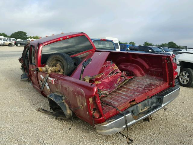 3D7MX48L89G559149 - 2009 DODGE RAM 3500 BURGUNDY photo 3