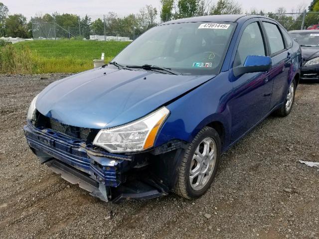 1FAHP36N69W193788 - 2009 FORD FOCUS SES BLUE photo 2