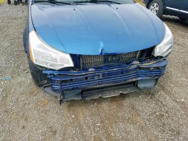 1FAHP36N69W193788 - 2009 FORD FOCUS SES BLUE photo 9