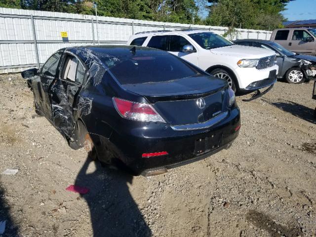 19UUA8F39DA017878 - 2013 ACURA TL SE BLACK photo 3