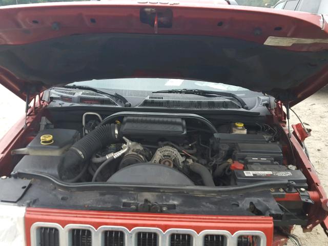 1J8HG48K96C319022 - 2006 JEEP COMMANDER RED photo 7