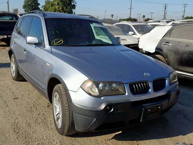 WBXPA93494WC33723 - 2004 BMW X3 3.0I BLUE photo 1