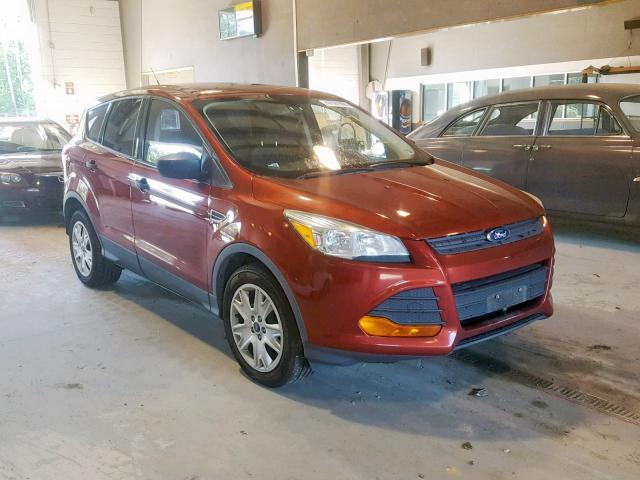 1FMCU0F73FUA04367 - 2015 FORD ESCAPE S RED photo 1