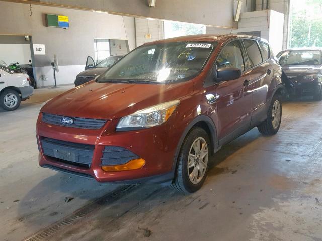 1FMCU0F73FUA04367 - 2015 FORD ESCAPE S RED photo 2