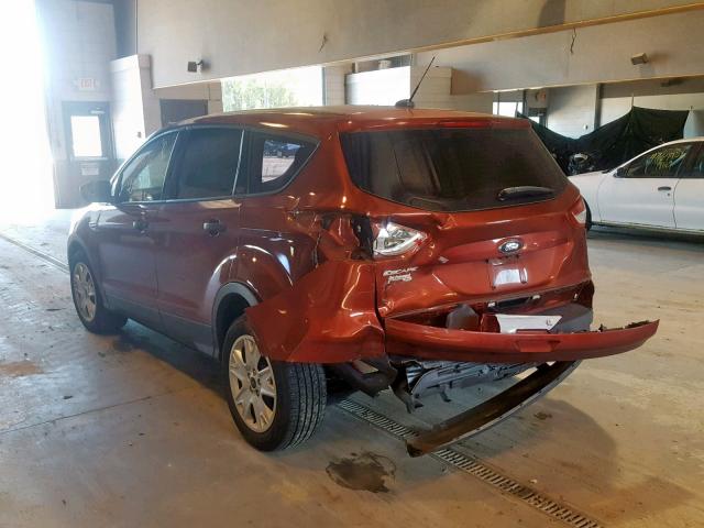 1FMCU0F73FUA04367 - 2015 FORD ESCAPE S RED photo 3