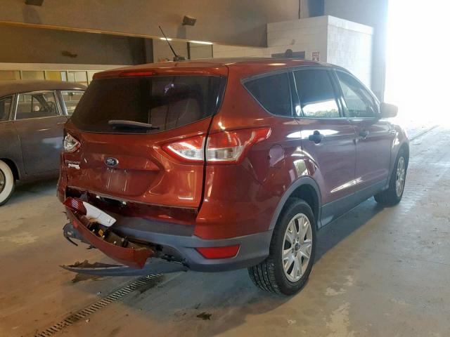 1FMCU0F73FUA04367 - 2015 FORD ESCAPE S RED photo 4