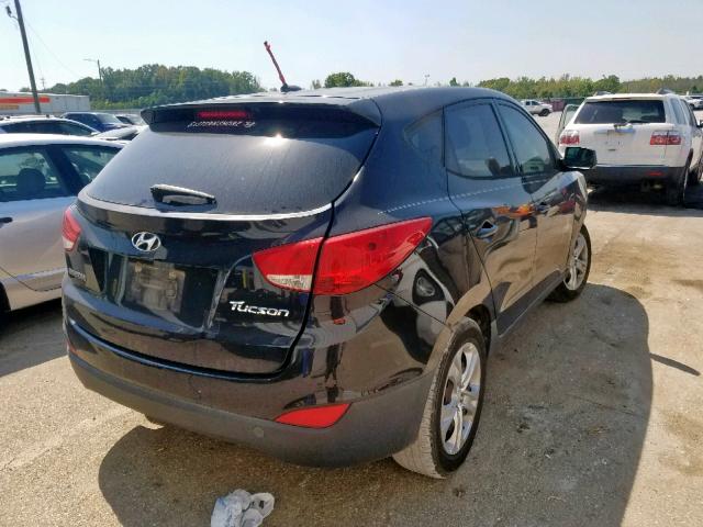 KM8JT3AB0CU401425 - 2012 HYUNDAI TUCSON GL BLACK photo 4