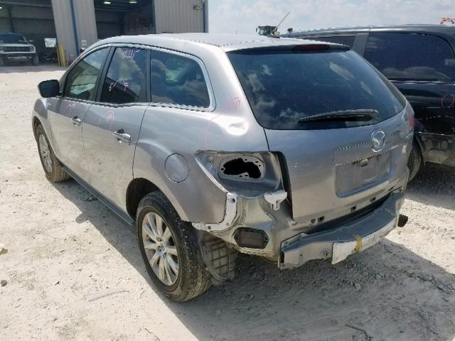 JM3ER2W59A0301532 - 2010 MAZDA CX-7 SILVER photo 3