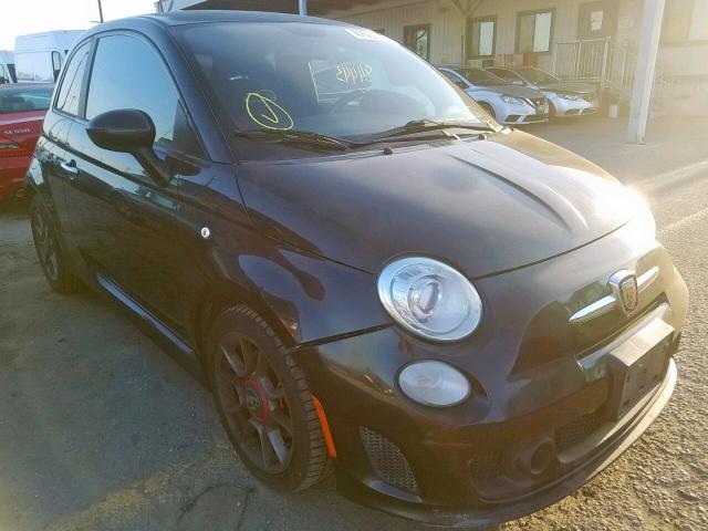 3C3CFFFH5CT381870 - 2012 FIAT 500 ABARTH BLACK photo 1