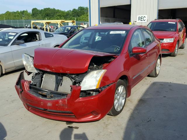 3N1AB6AP9BL668207 - 2011 NISSAN SENTRA 2.0 RED photo 2