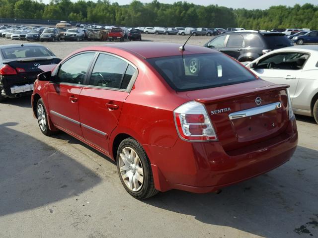 3N1AB6AP9BL668207 - 2011 NISSAN SENTRA 2.0 RED photo 3