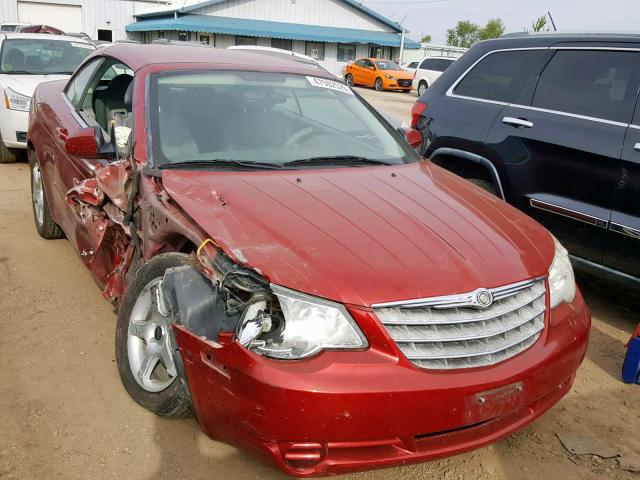 1C3LC55R08N244775 - 2008 CHRYSLER SEBRING TO RED photo 1