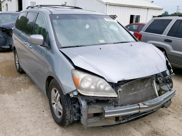 5FNRL38737B026637 - 2007 HONDA ODYSSEY EX SILVER photo 1