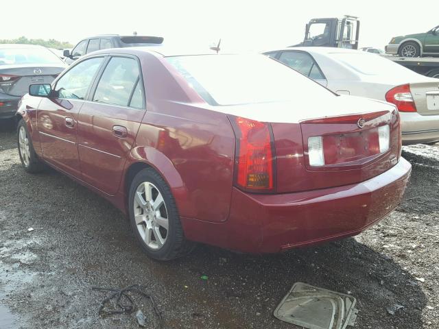 1G6DP577460119369 - 2006 CADILLAC CTS HI FEA MAROON photo 3