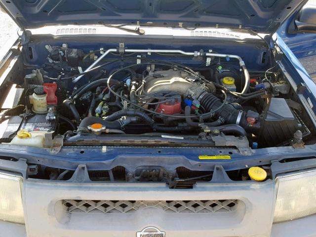 5N1ED28YX1C526809 - 2001 NISSAN XTERRA XE BLUE photo 7