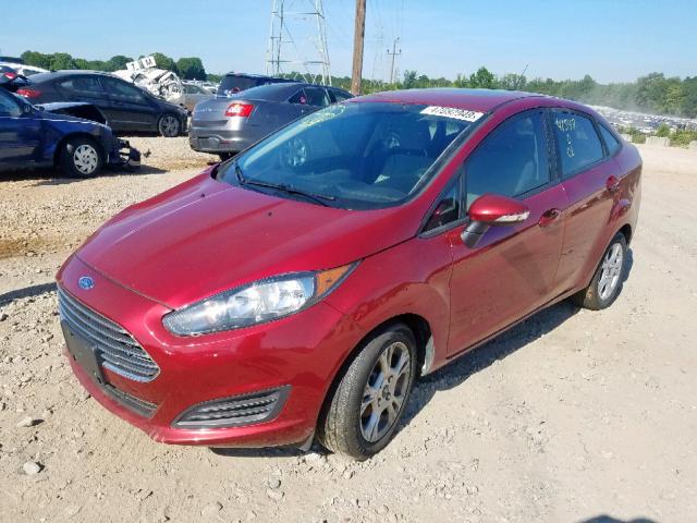 3FADP4BJ3GM106577 - 2016 FORD FIESTA SE RED photo 2