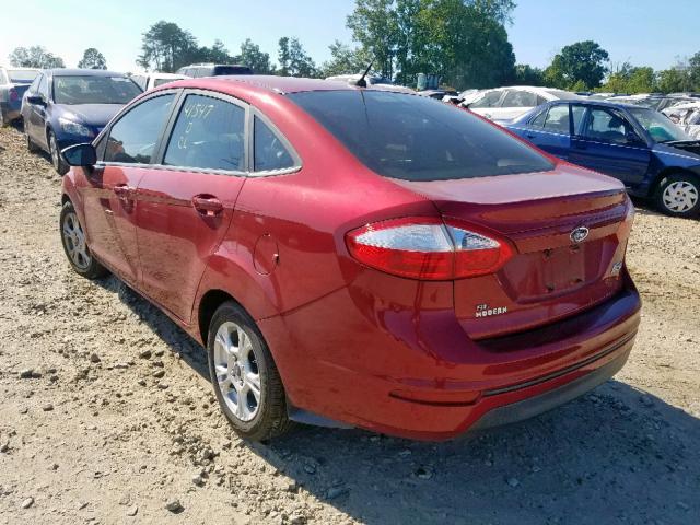 3FADP4BJ3GM106577 - 2016 FORD FIESTA SE RED photo 3